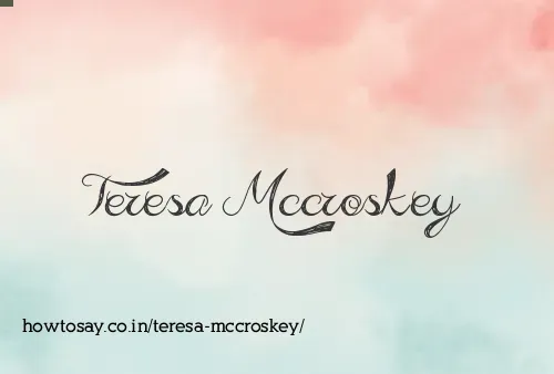 Teresa Mccroskey