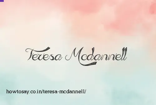 Teresa Mcdannell