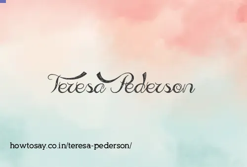 Teresa Pederson