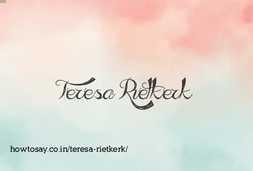 Teresa Rietkerk