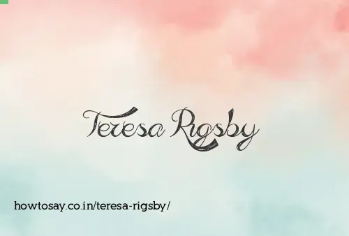 Teresa Rigsby