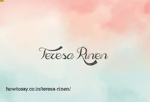Teresa Rinen