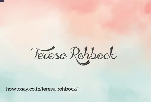 Teresa Rohbock