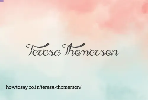 Teresa Thomerson
