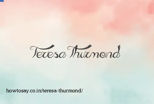 Teresa Thurmond