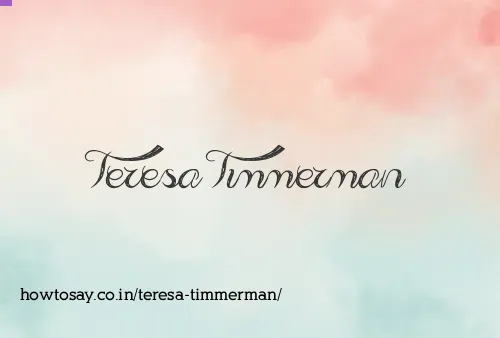 Teresa Timmerman