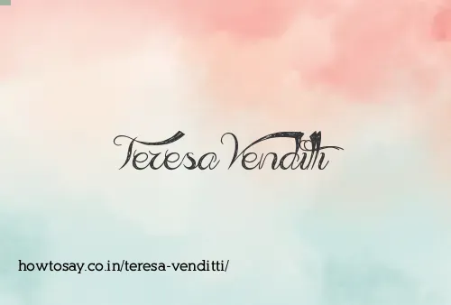 Teresa Venditti