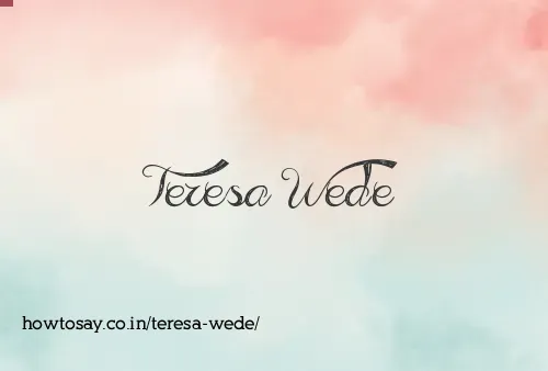 Teresa Wede