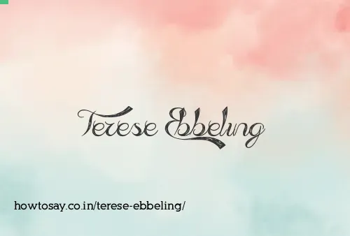 Terese Ebbeling