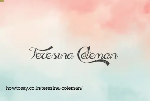 Teresina Coleman