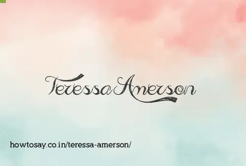 Teressa Amerson