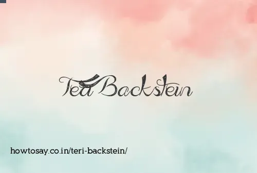 Teri Backstein