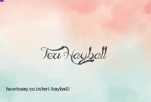 Teri Hayball