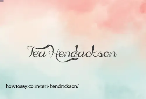 Teri Hendrickson