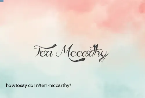 Teri Mccarthy