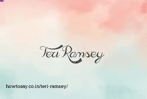 Teri Ramsey