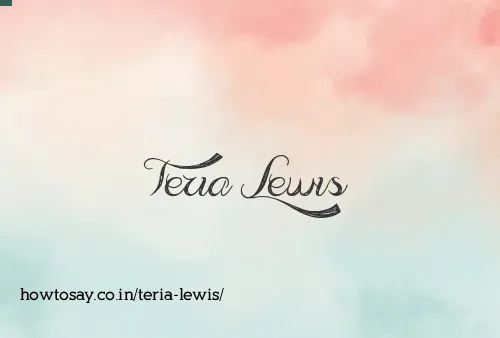 Teria Lewis