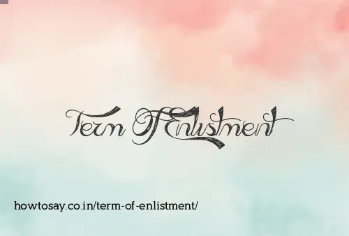 Term Of Enlistment