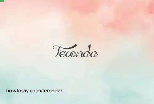 Teronda