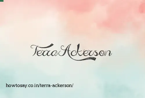 Terra Ackerson