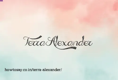 Terra Alexander