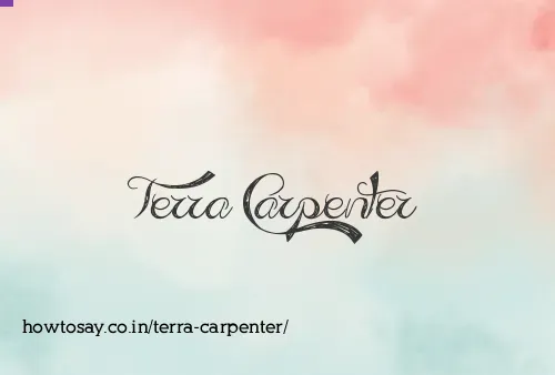 Terra Carpenter