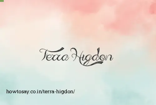 Terra Higdon