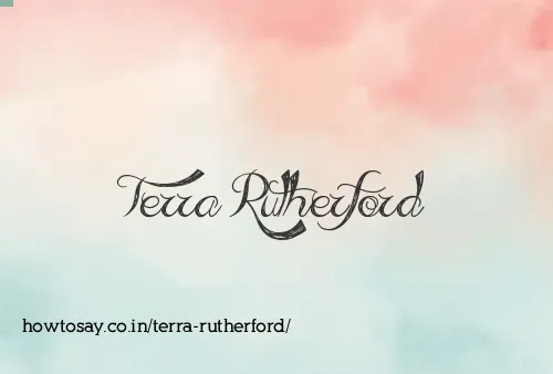 Terra Rutherford