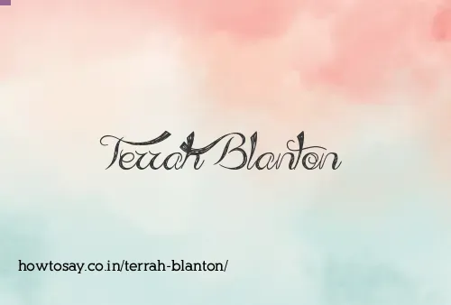 Terrah Blanton