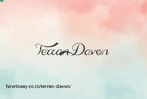 Terran Davon