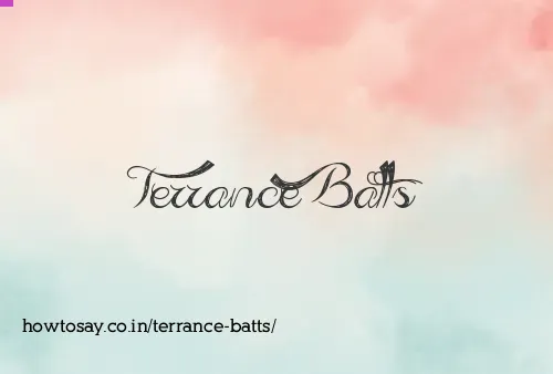 Terrance Batts