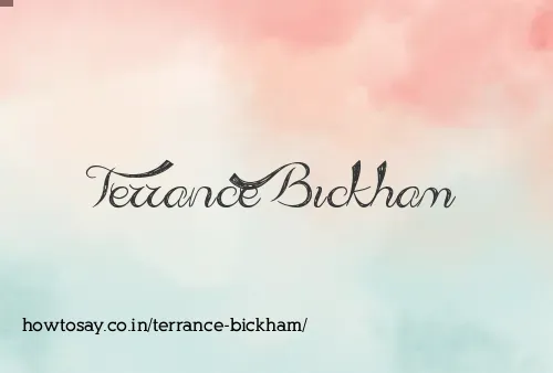 Terrance Bickham