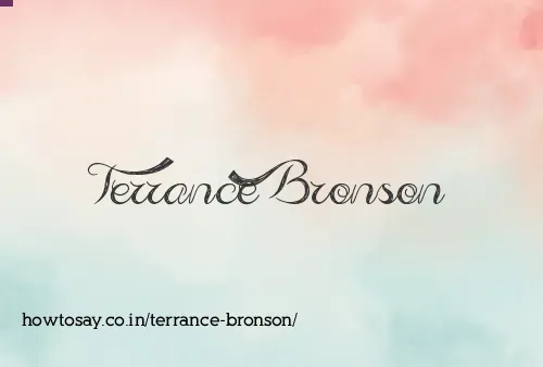 Terrance Bronson