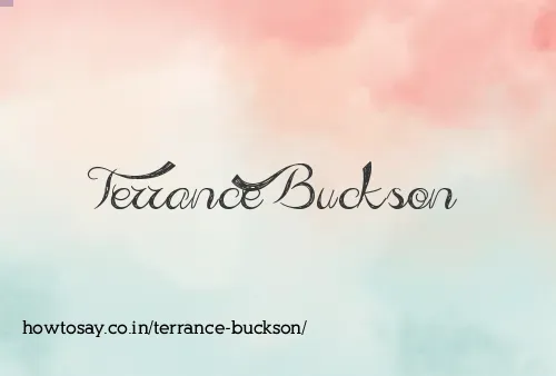 Terrance Buckson