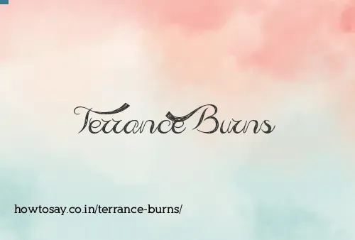 Terrance Burns
