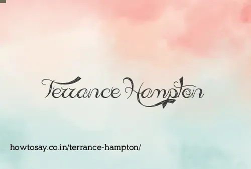 Terrance Hampton