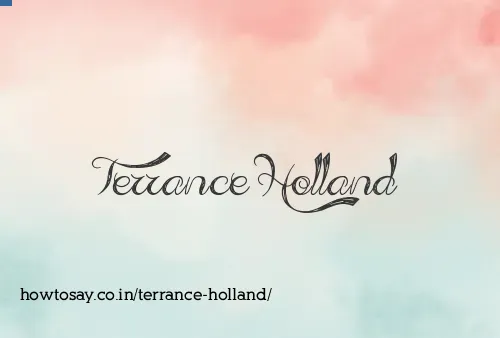 Terrance Holland
