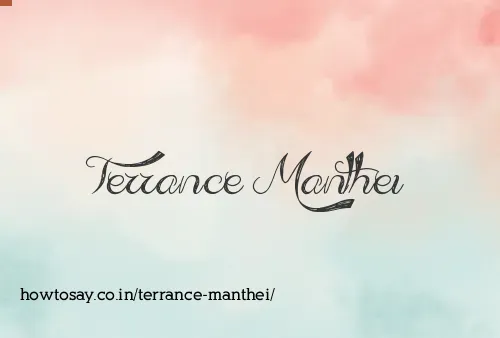 Terrance Manthei