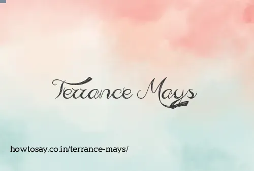 Terrance Mays