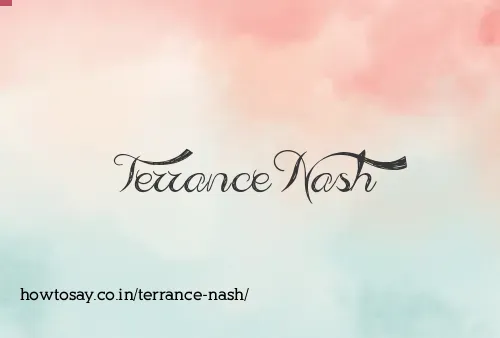 Terrance Nash