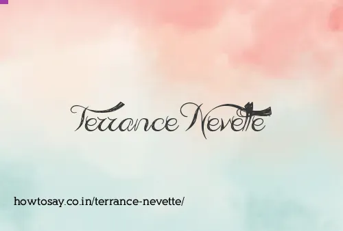 Terrance Nevette