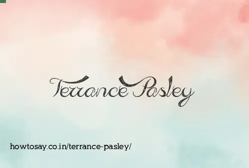 Terrance Pasley