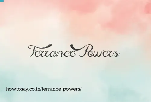 Terrance Powers