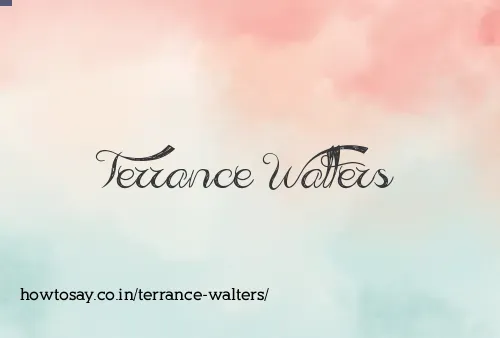 Terrance Walters