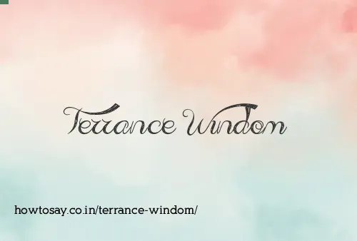 Terrance Windom