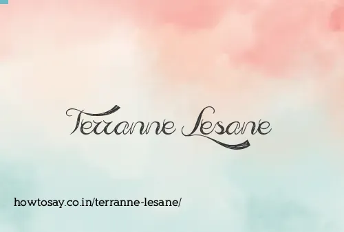 Terranne Lesane