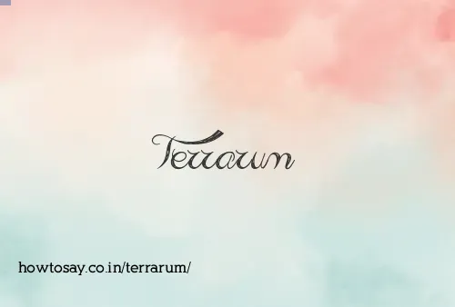 Terrarum