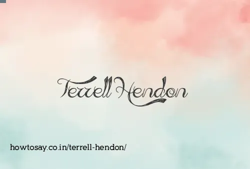 Terrell Hendon
