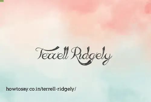 Terrell Ridgely