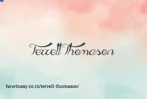 Terrell Thomason